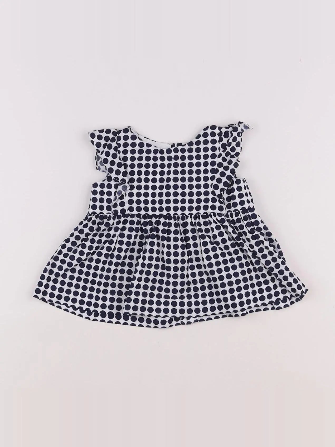 Jacadi - blouse bleu - 6 mois