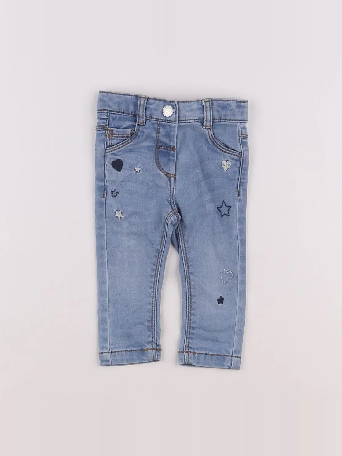 Tape à l'oeil - pantalon bleu - 3 mois