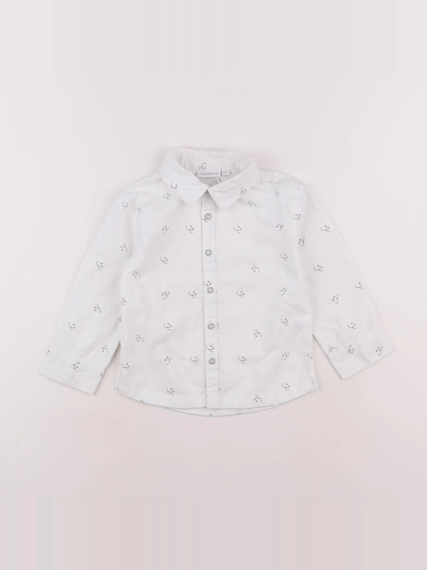Noukie's - chemise blanc - 2 ans