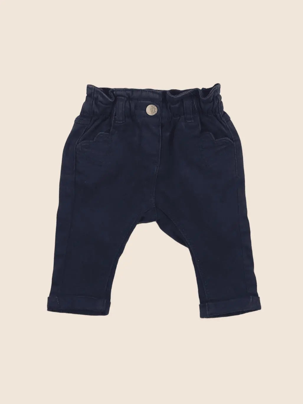 Tape à l'oeil - pantalon bleu - 3 mois