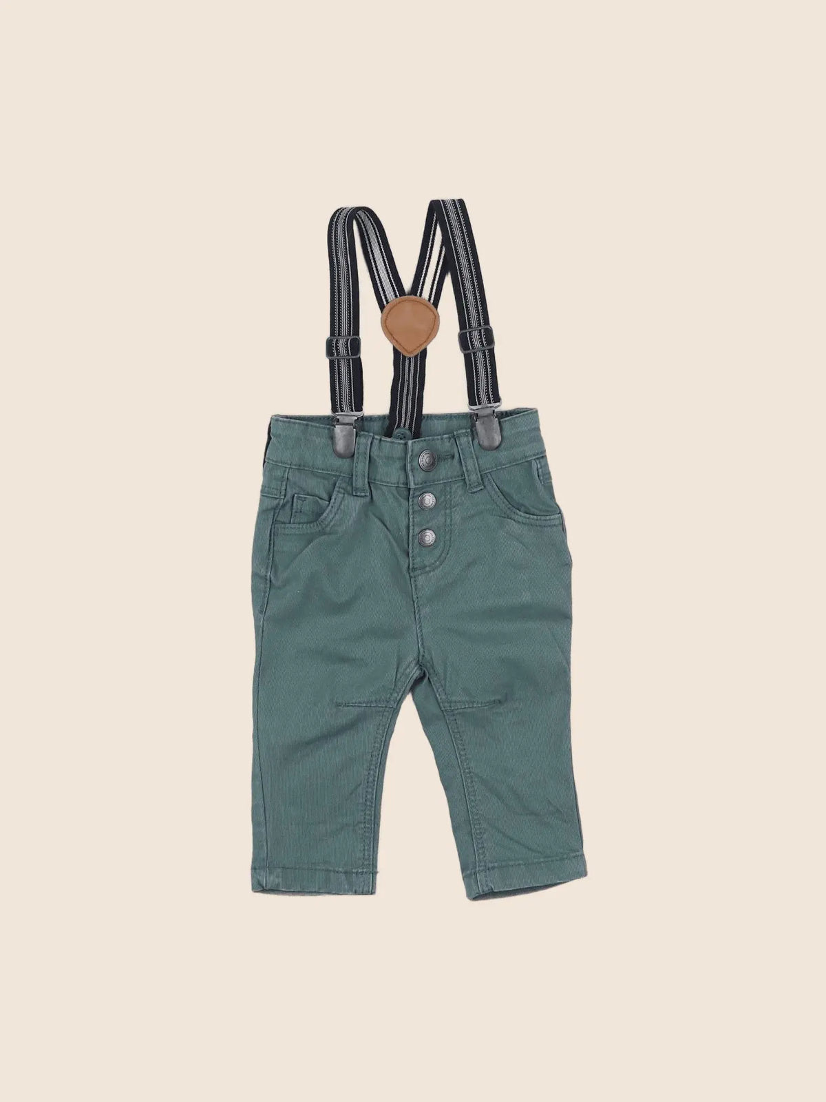 Tape à l'oeil - pantalon vert - 3 mois