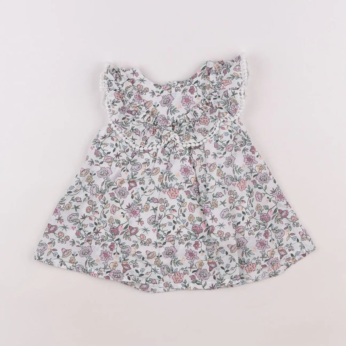 Vertbaudet - robe blanc - 3 mois