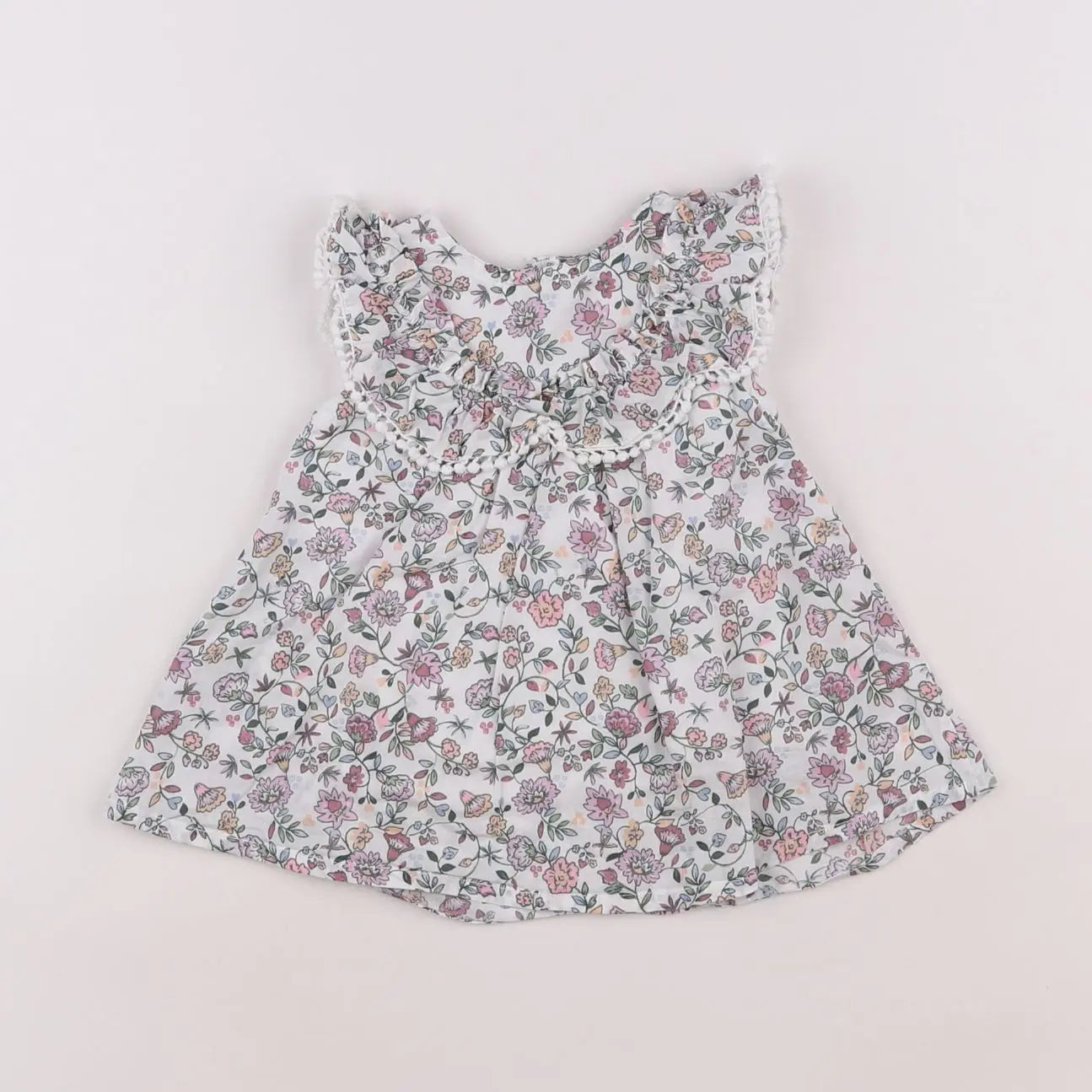 Vertbaudet - robe blanc - 3 mois