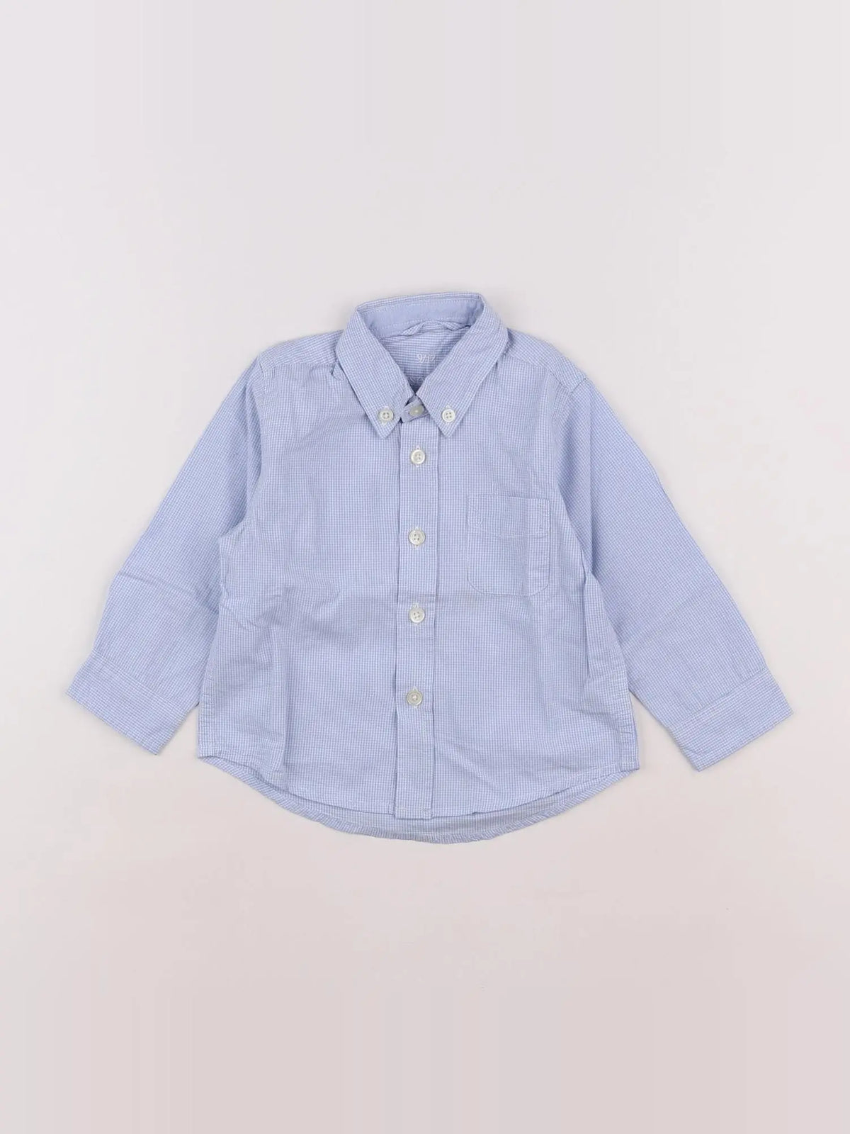 Buissonnière - chemise bleu - 9/12 mois