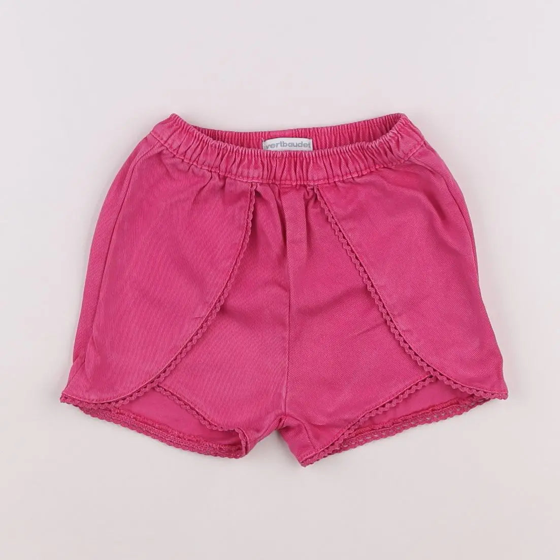 Vertbaudet - short rose - 18 mois