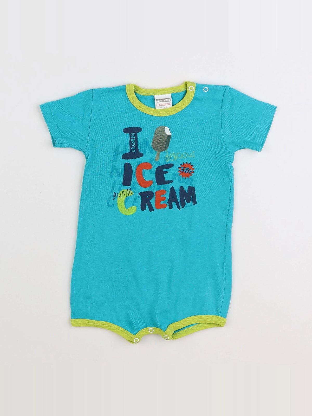Absorba - body bleu - 6 mois