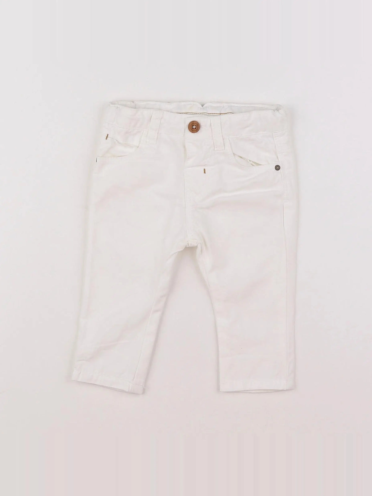 Zara - pantalon blanc - 3/6 mois