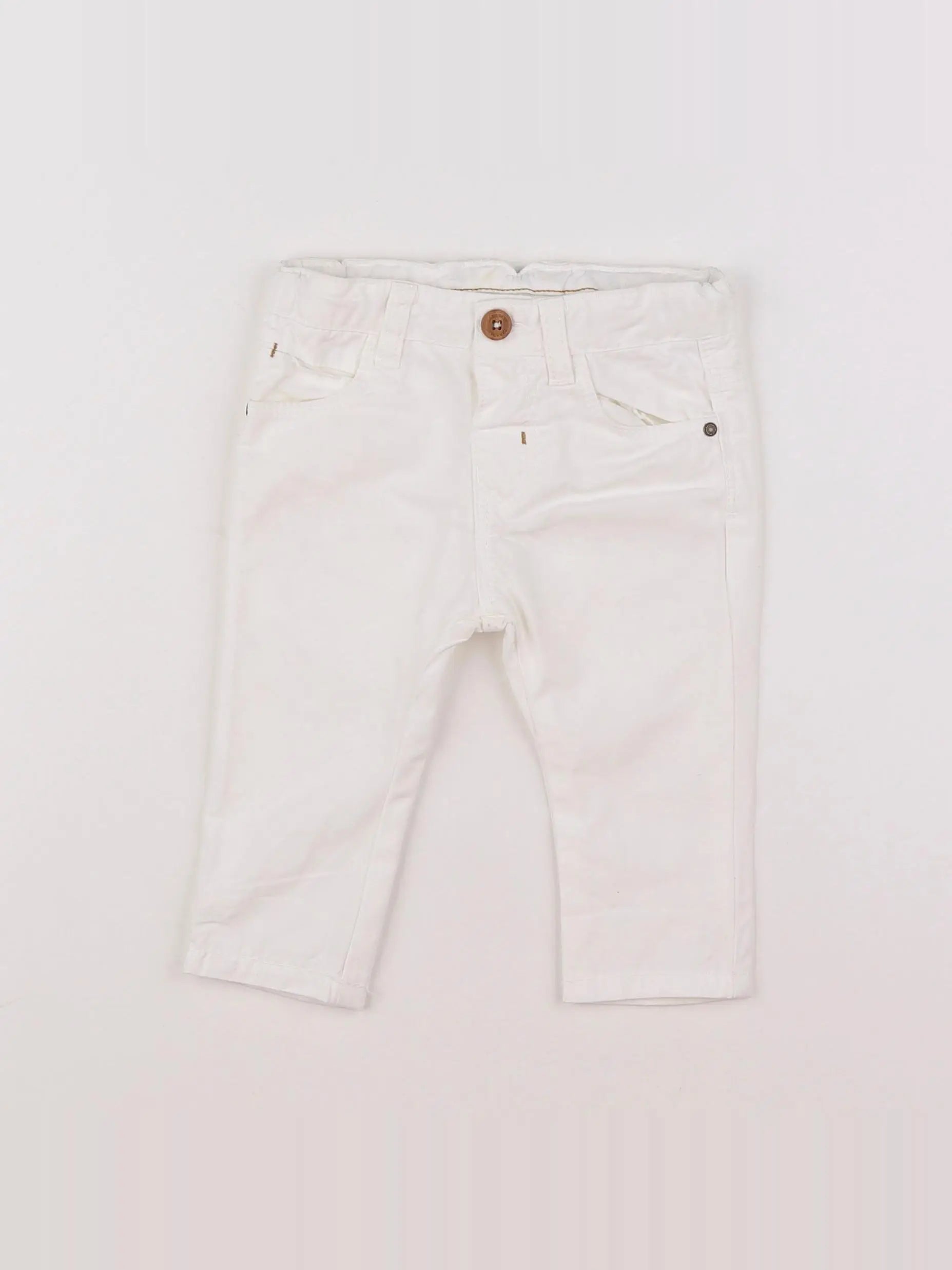 Zara - pantalon blanc - 3/6 mois