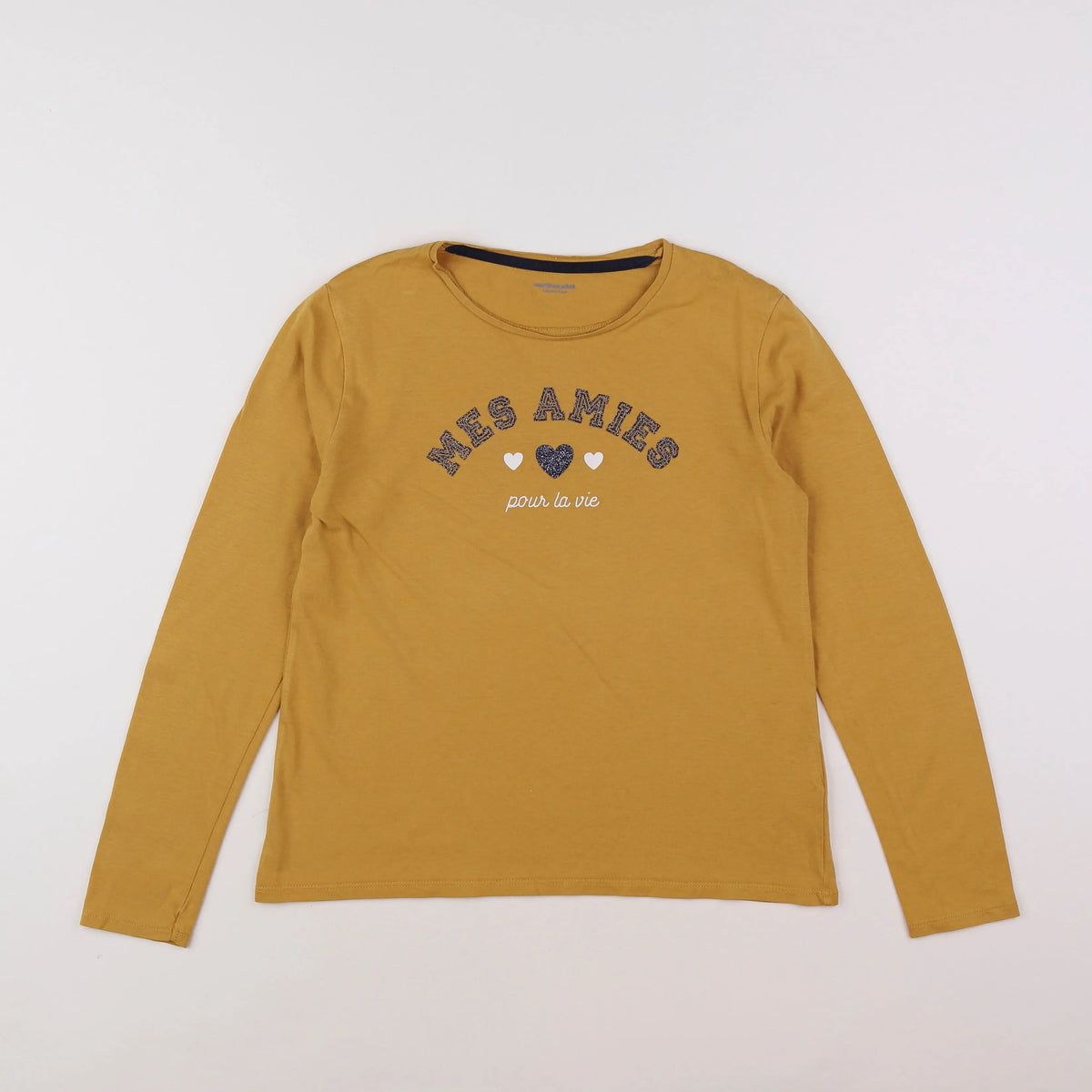 Vertbaudet - tee-shirt jaune - 12 ans