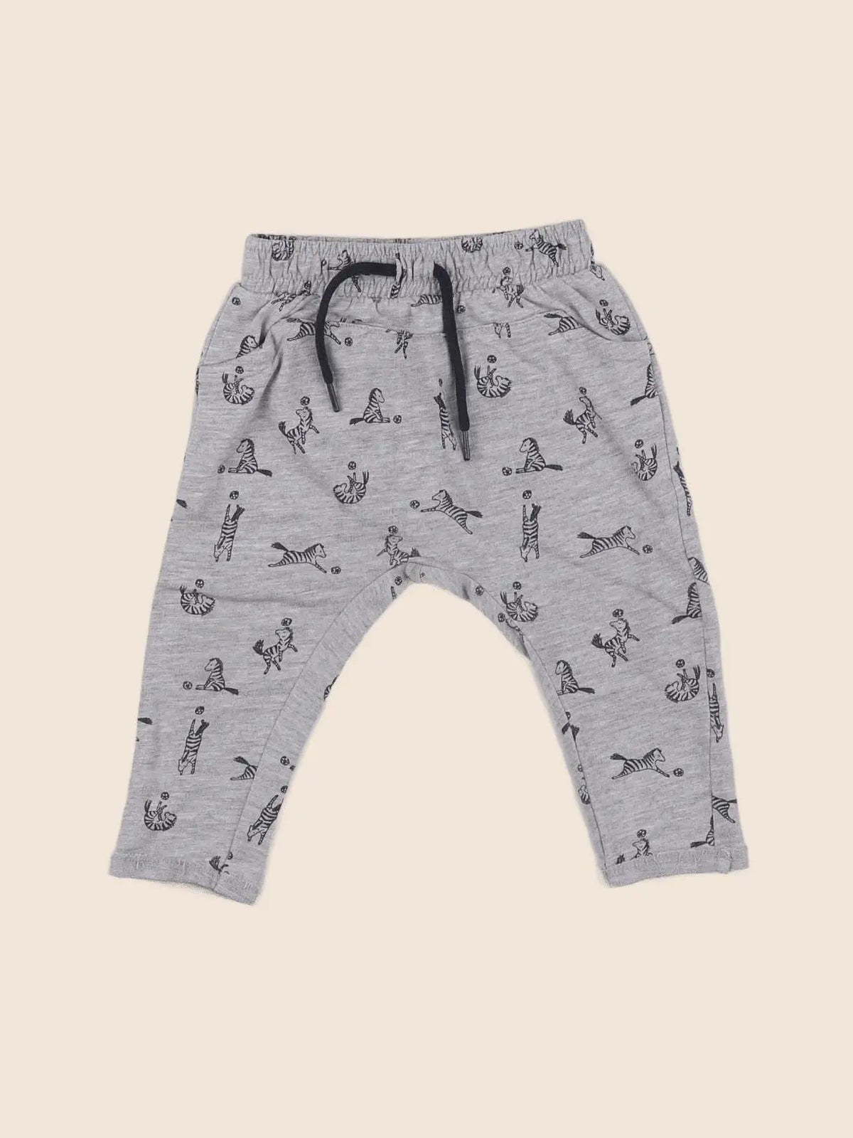 Vertbaudet - sarouel gris - 6 mois