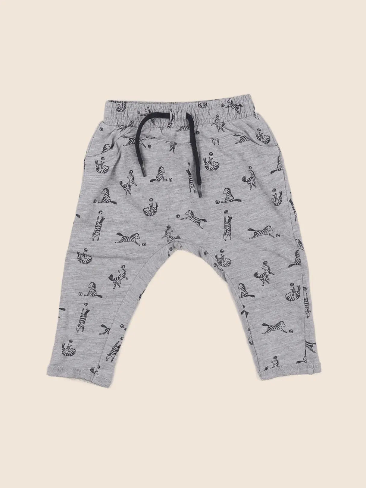 Vertbaudet - sarouel gris - 6 mois