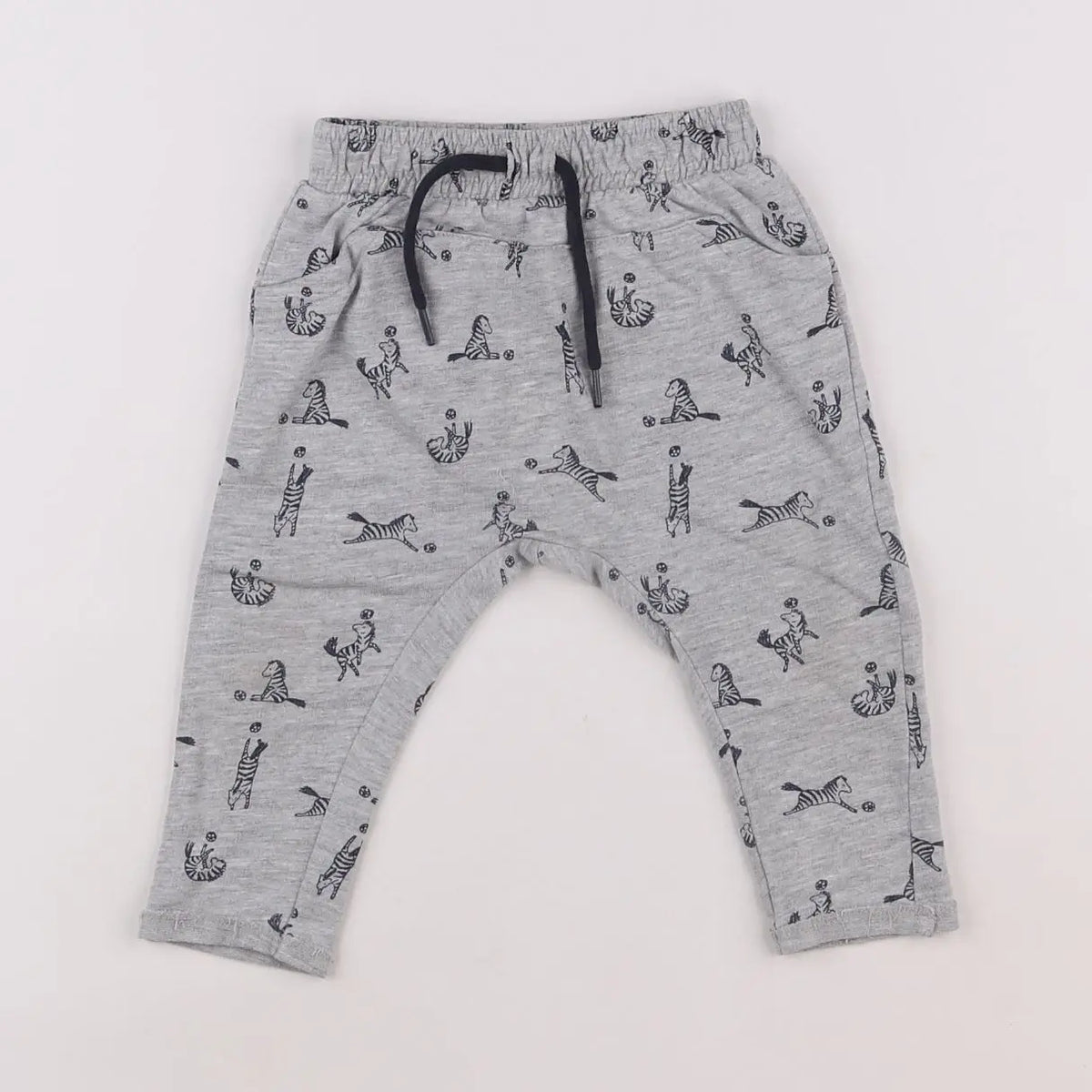 Vertbaudet - sarouel gris - 6 mois