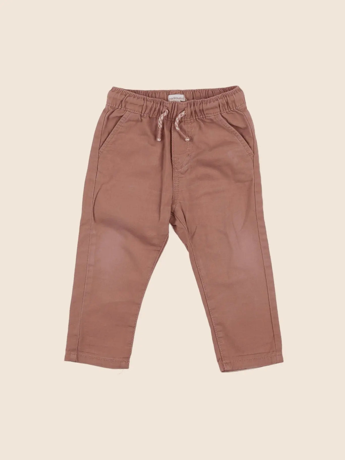 Vertbaudet - pantalon marron - 12 mois