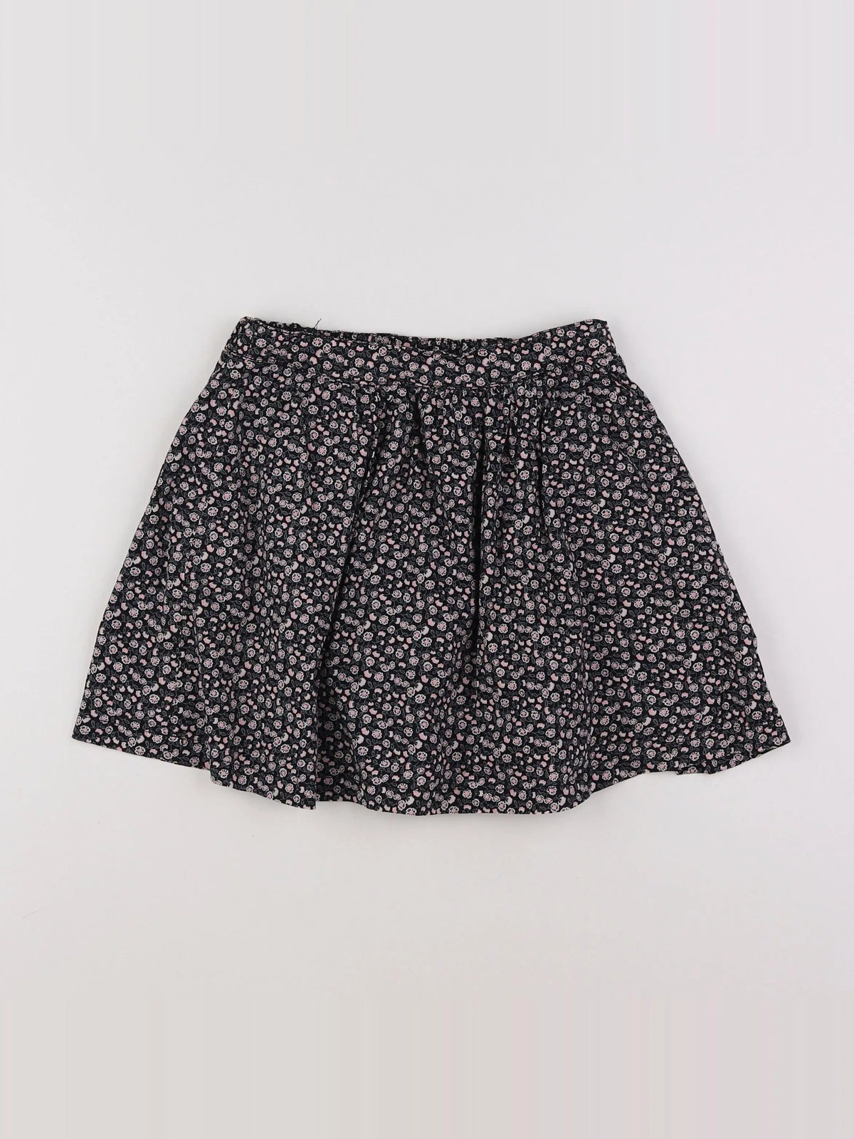 Monoprix - jupe noir, rose - 8 ans