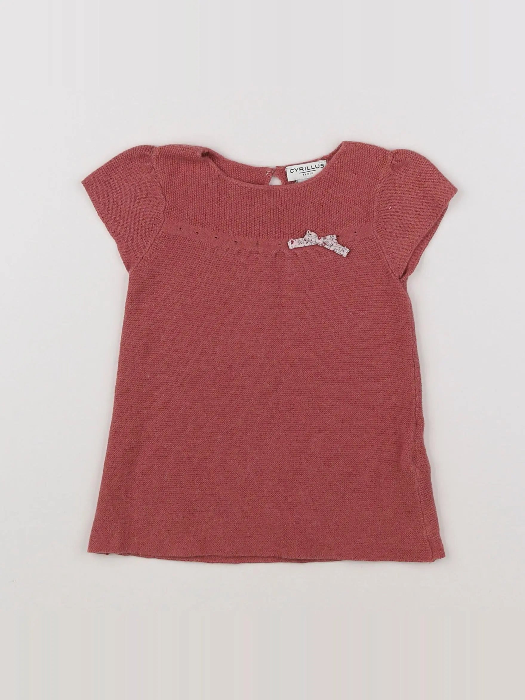 Cyrillus - robe rose - 6 mois