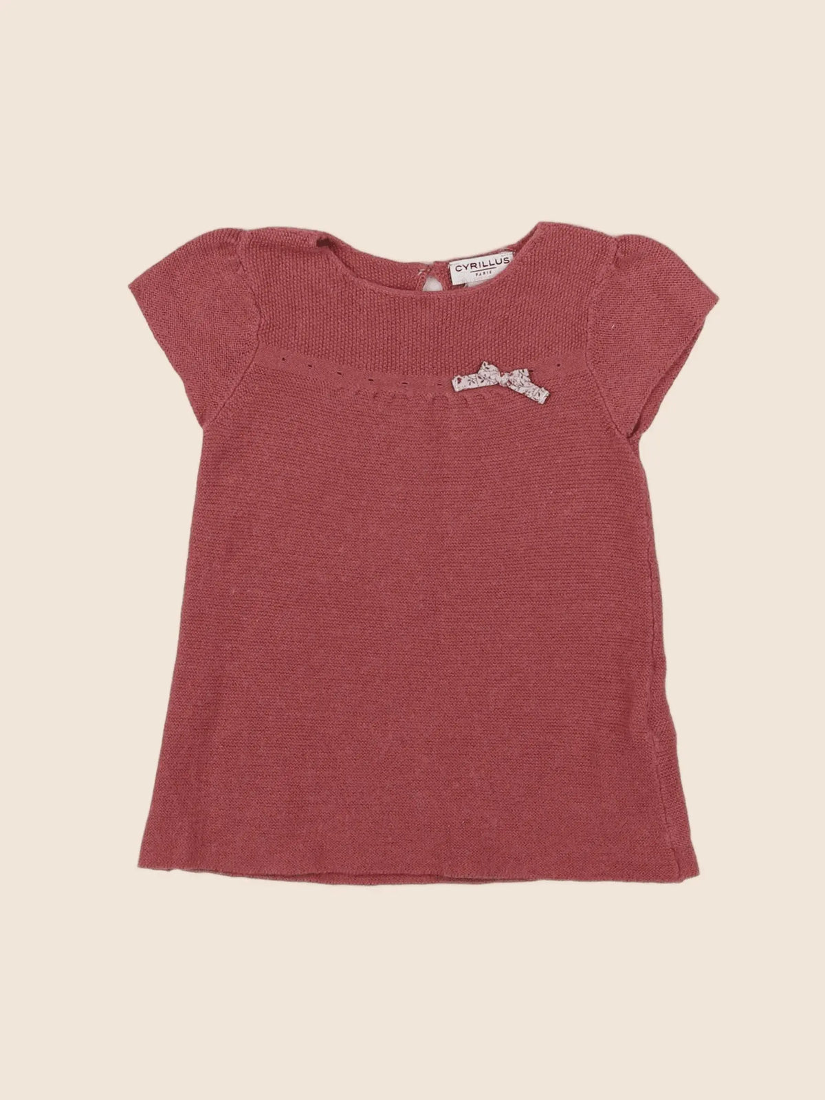 Cyrillus - robe rose - 6 mois