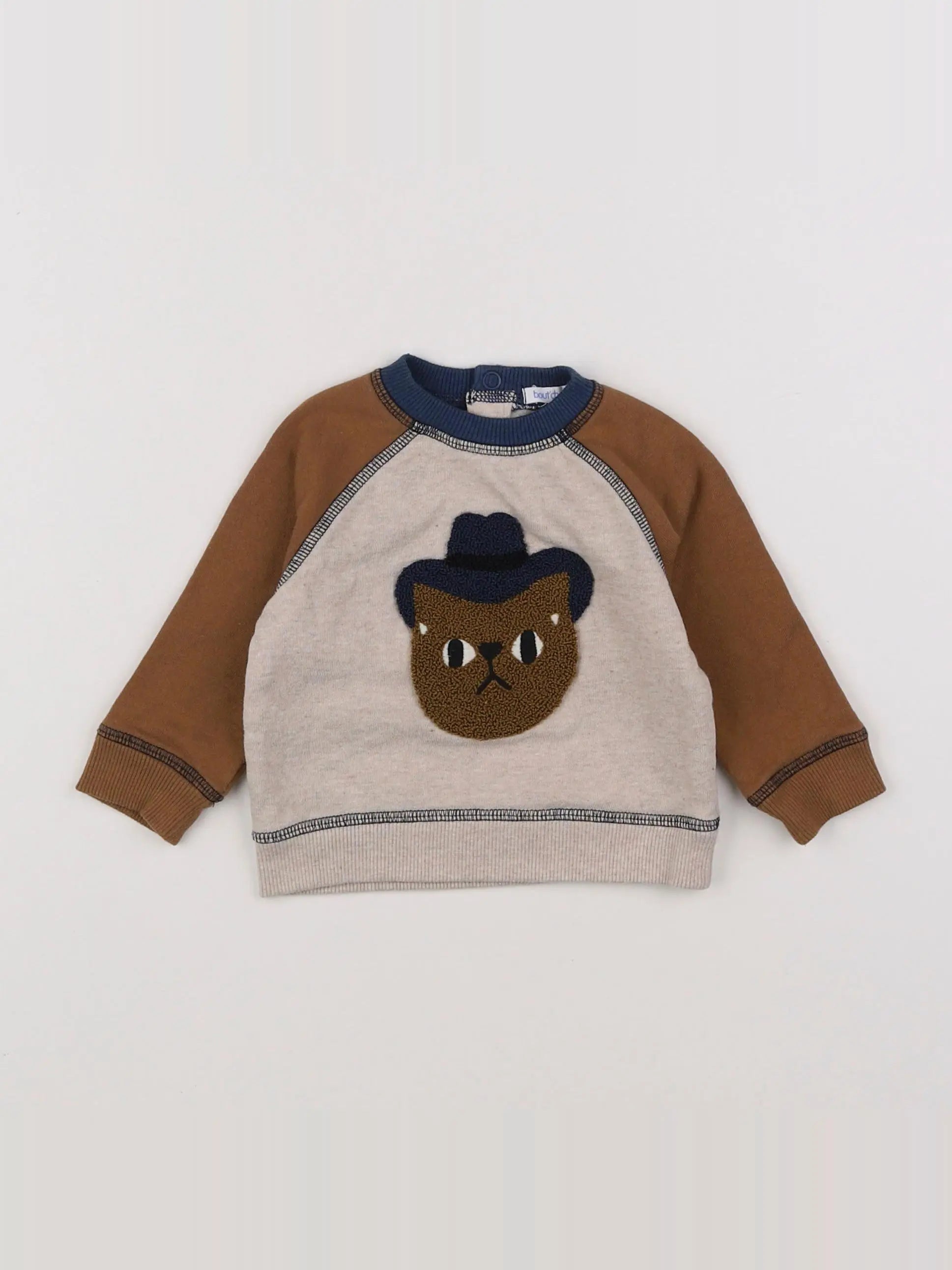 Boutchou - sweat beige - 6 mois