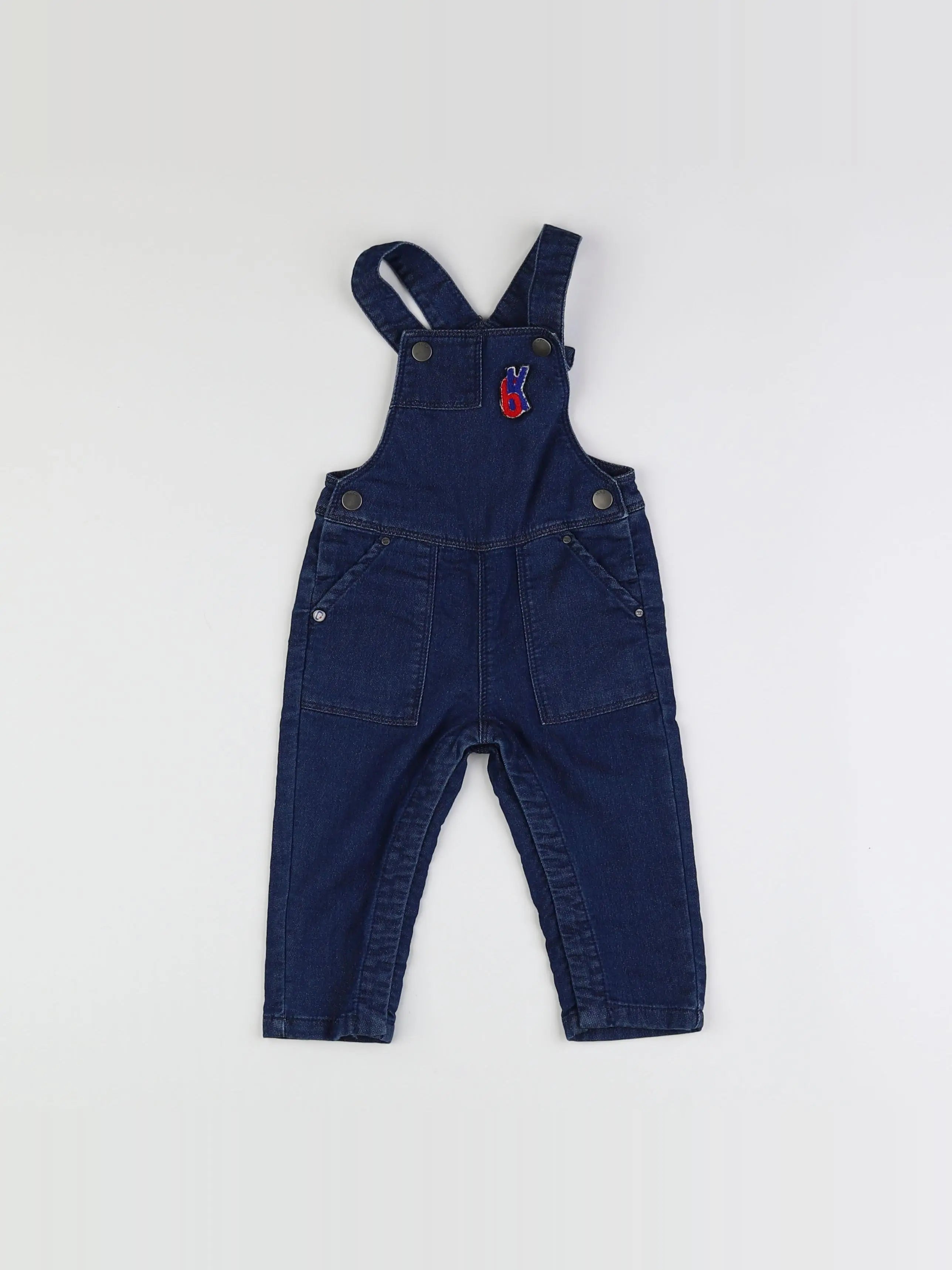 H&M - salopette bleu - 12 mois