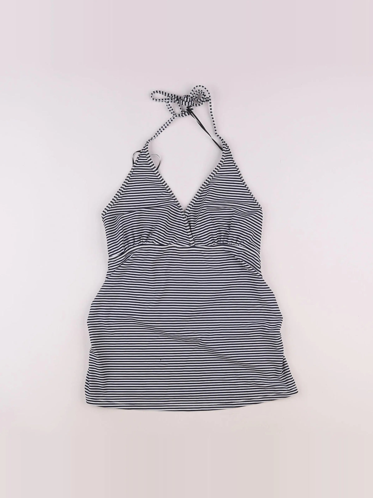 Vertbaudet - maillot de bain grossesse bleu, blanc - 44