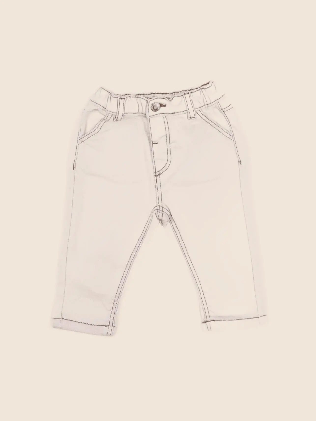 Tape à l'oeil - pantalon beige - 6 mois