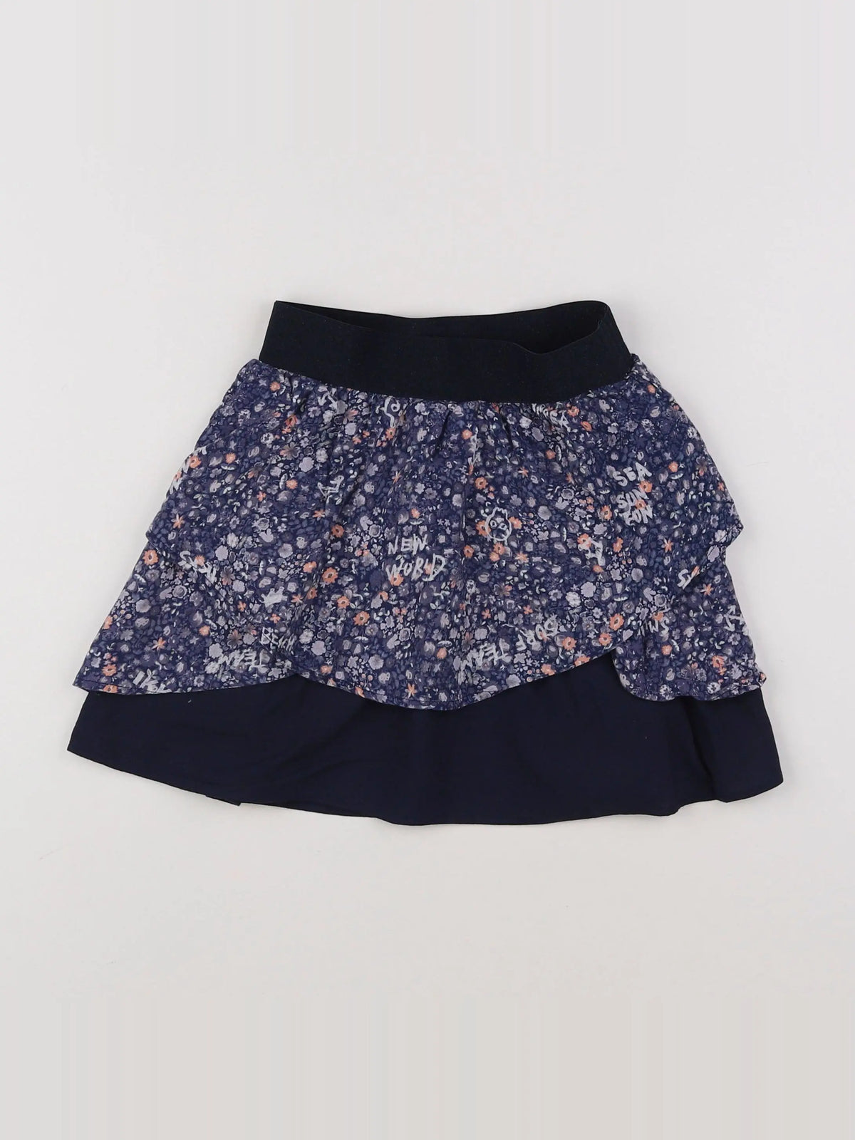 IKKS - jupe bleu, rose - 6 ans