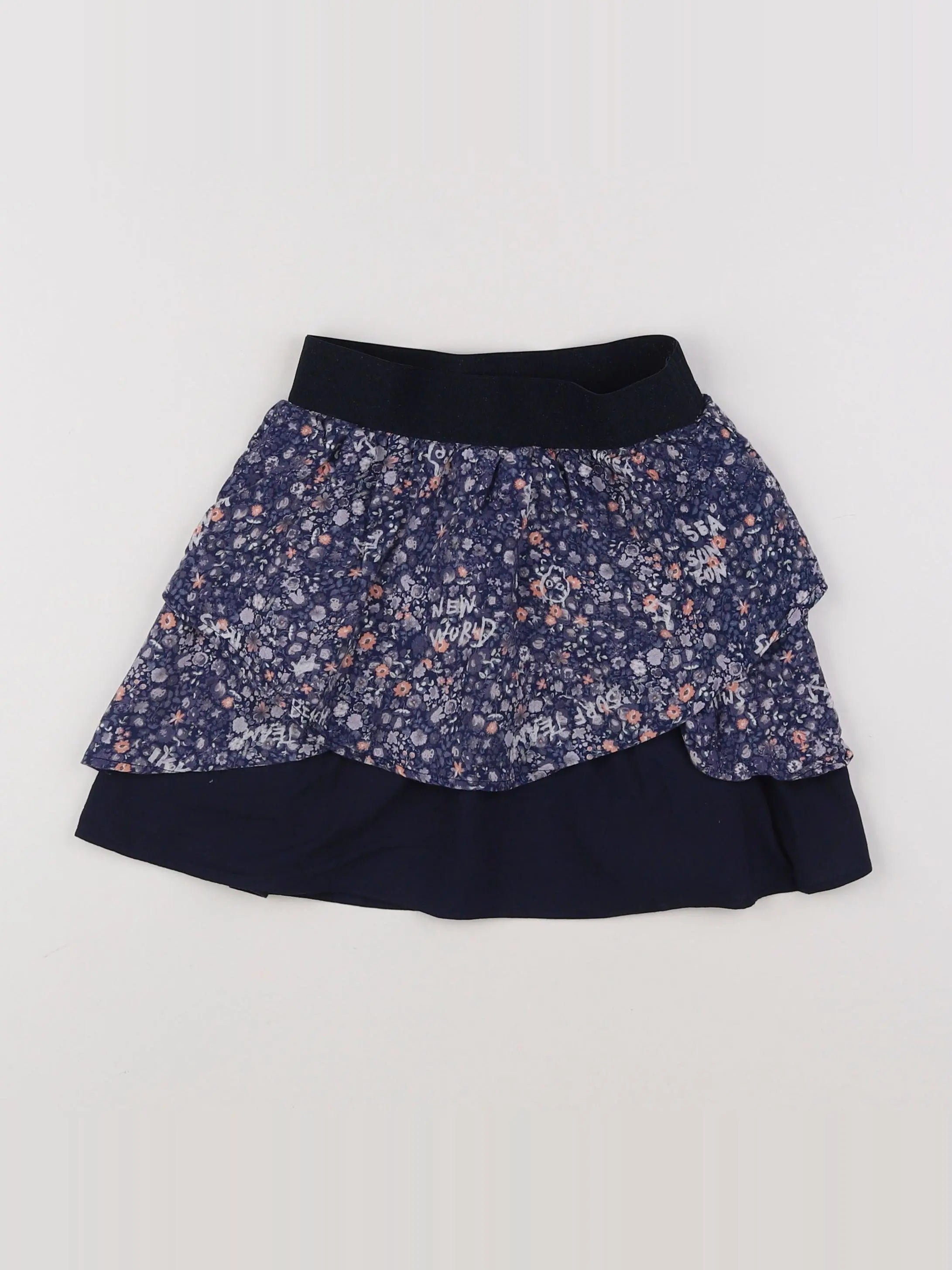 IKKS - jupe bleu, rose - 6 ans
