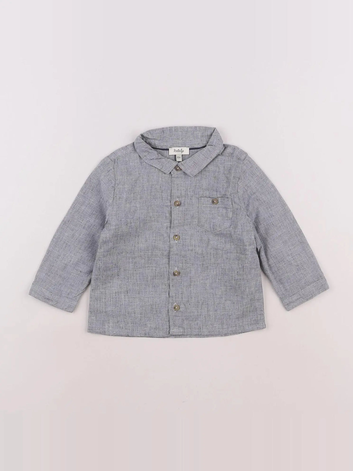 Natalys - chemise gris - 12 mois