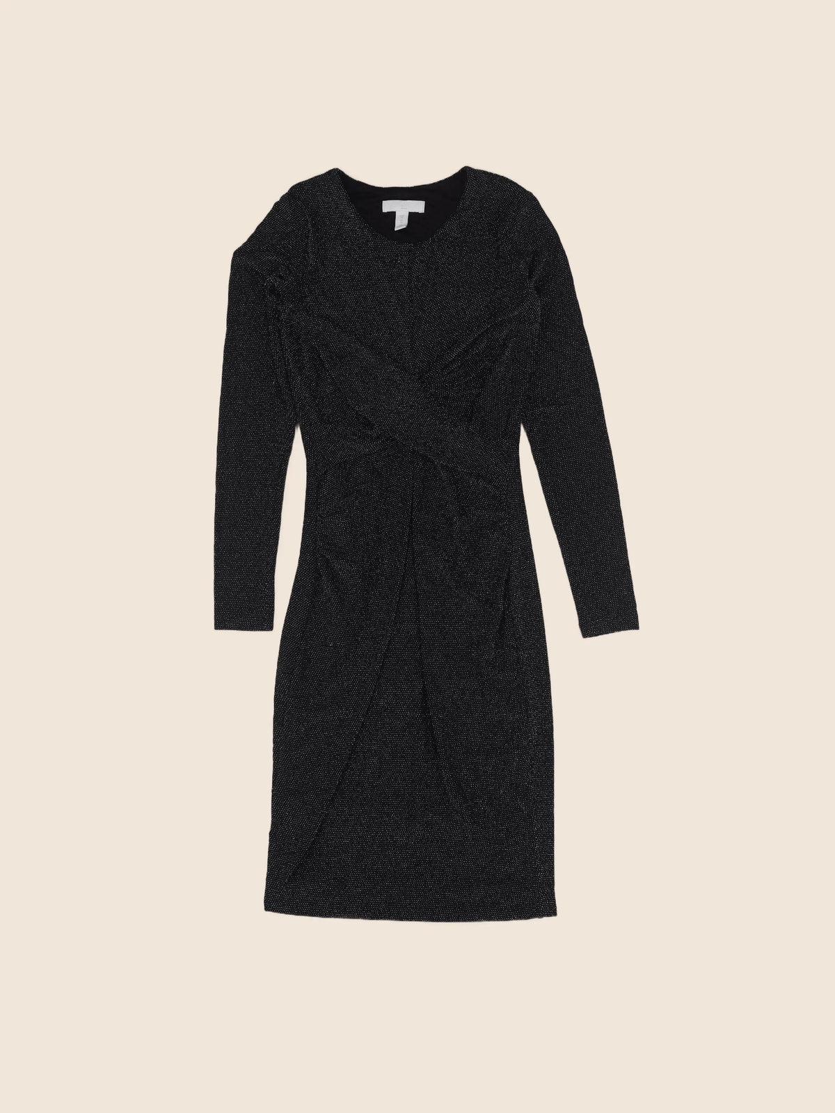 H&M - robe grossesse noir, argent - 36
