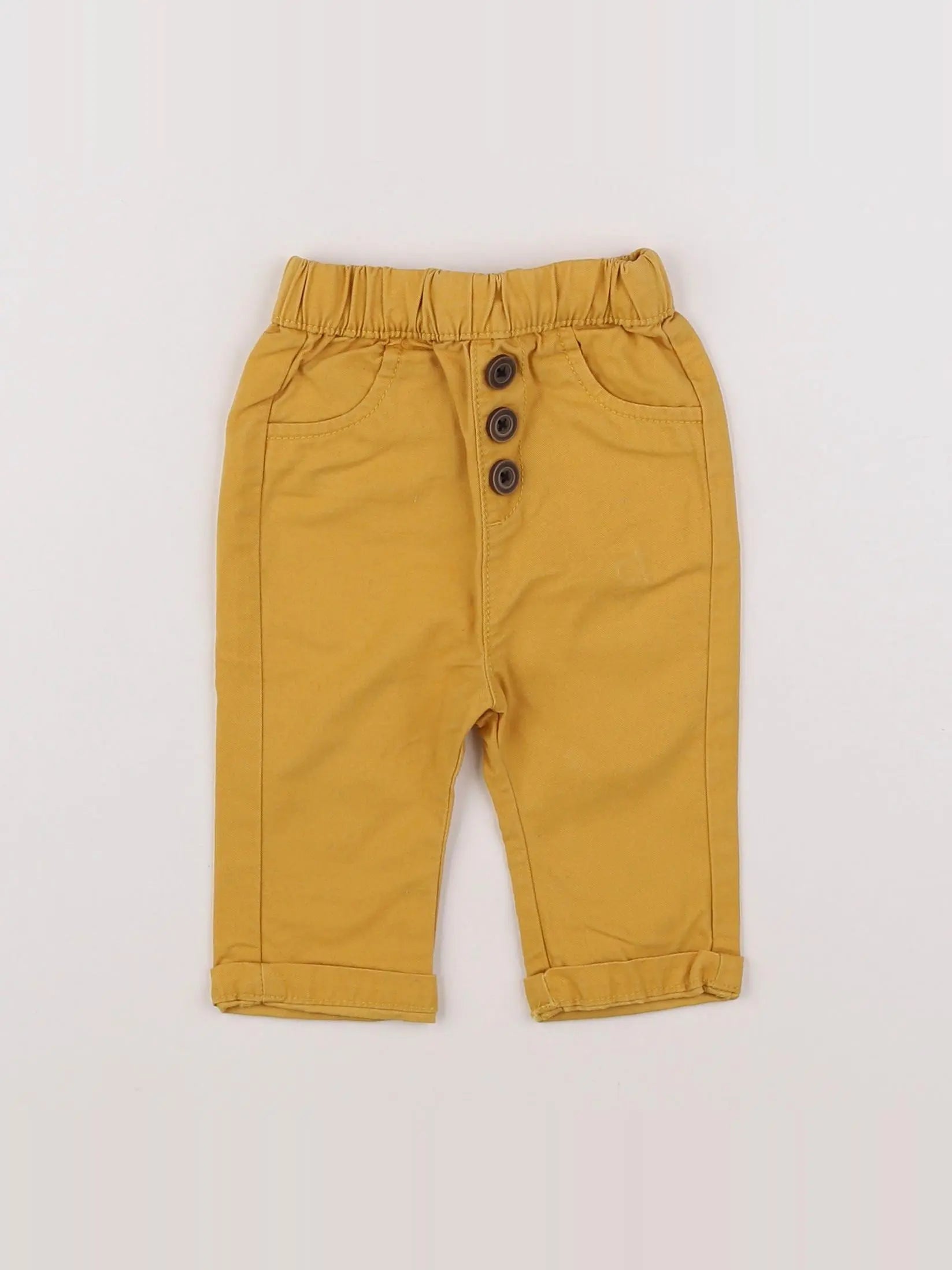 Tape à l'oeil - pantalon jaune - 3 mois