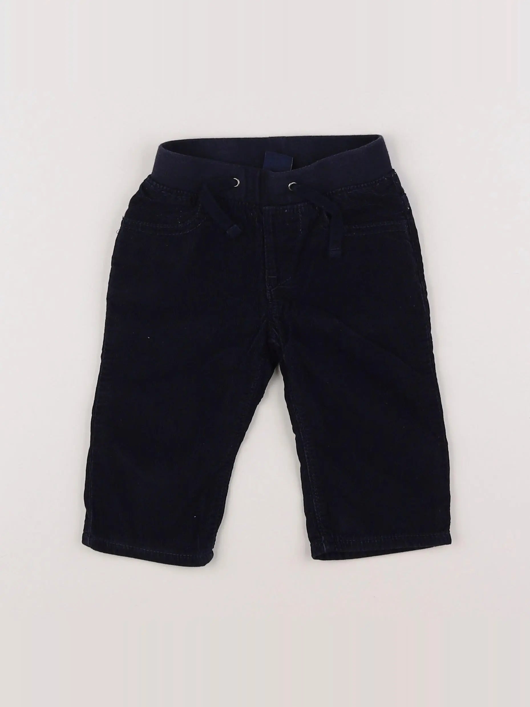 GAP - pantalon bleu - 6/12 mois