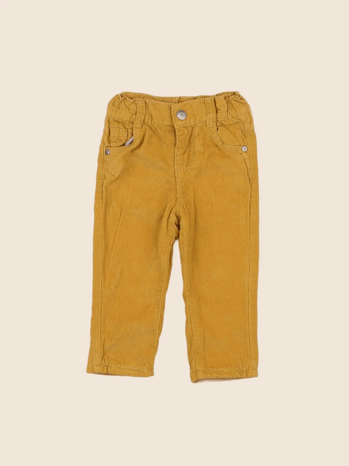 Tape à l'oeil - pantalon jaune - 12 mois