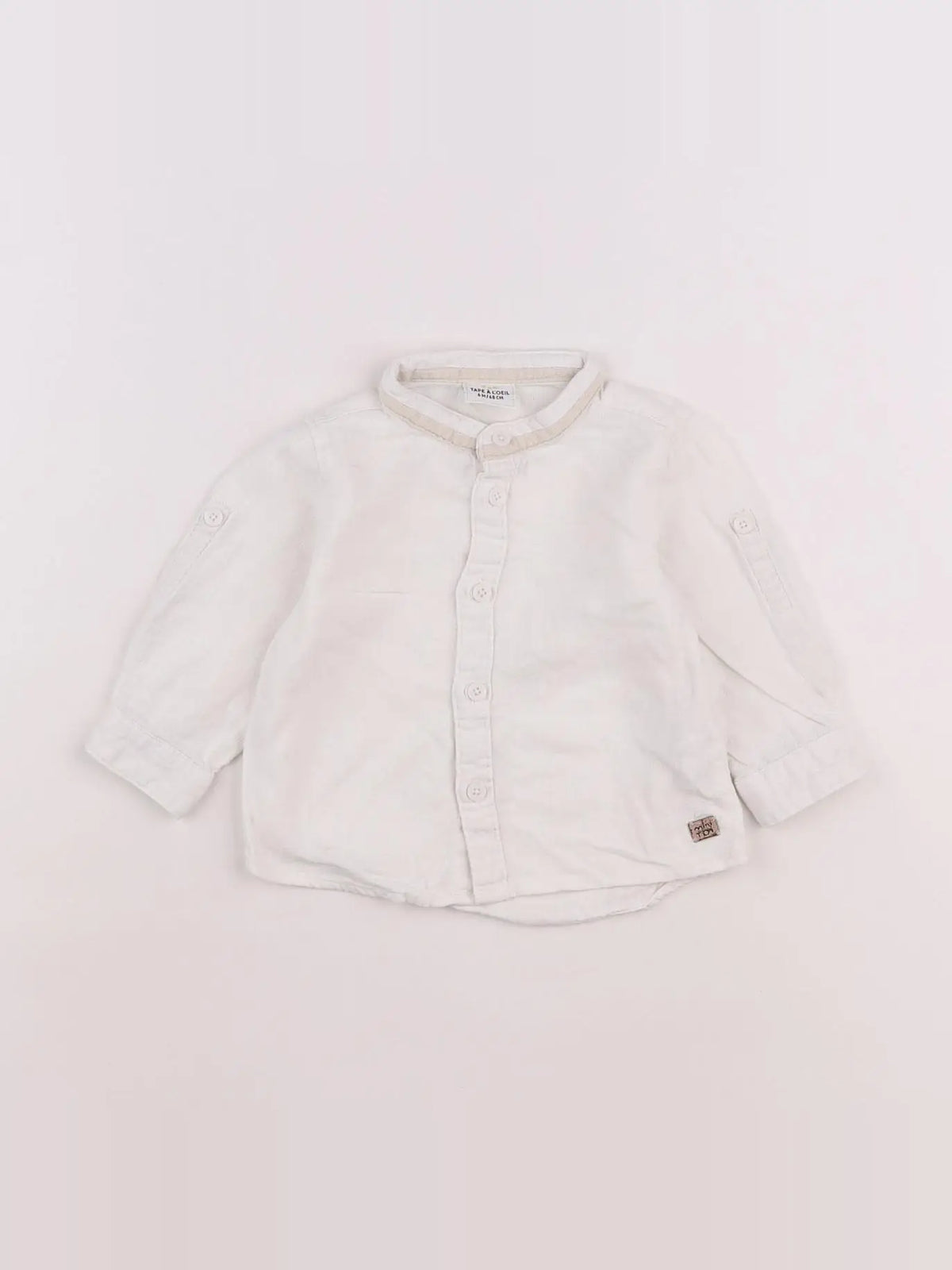 Tape à l'oeil - chemise blanc - 6 mois