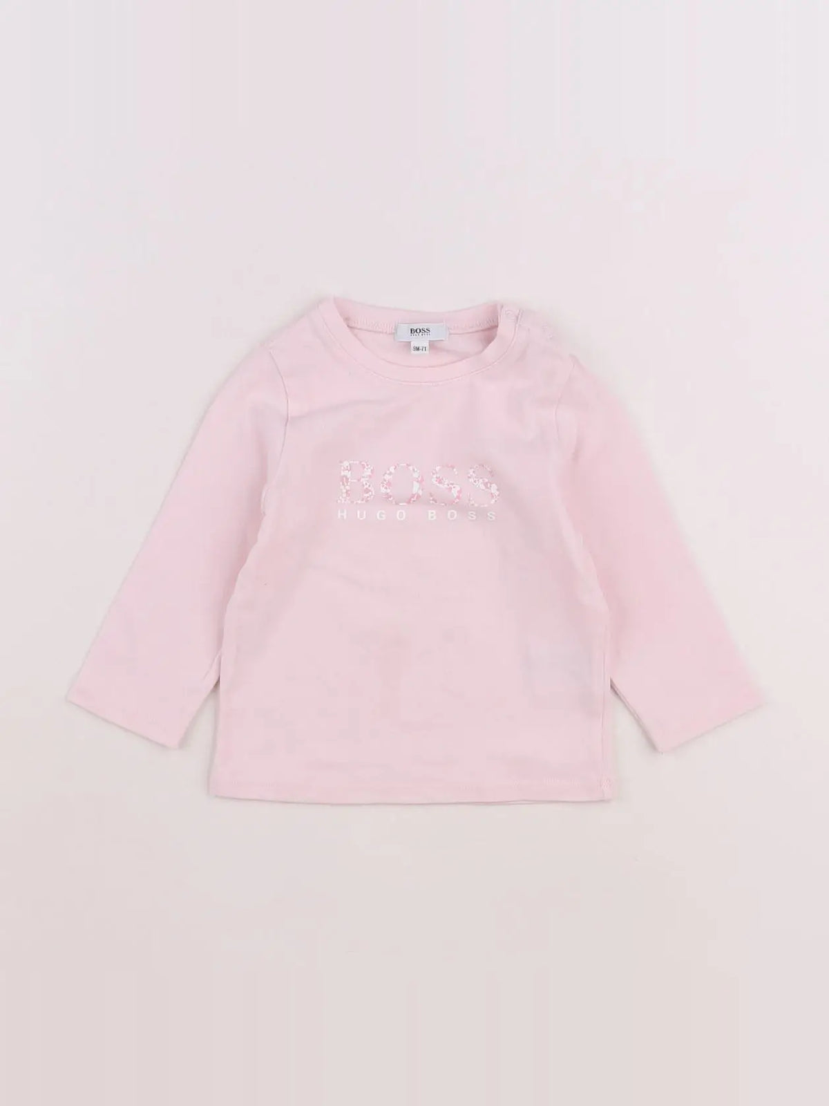 Hugo Boss - tee-shirt rose - 9 mois