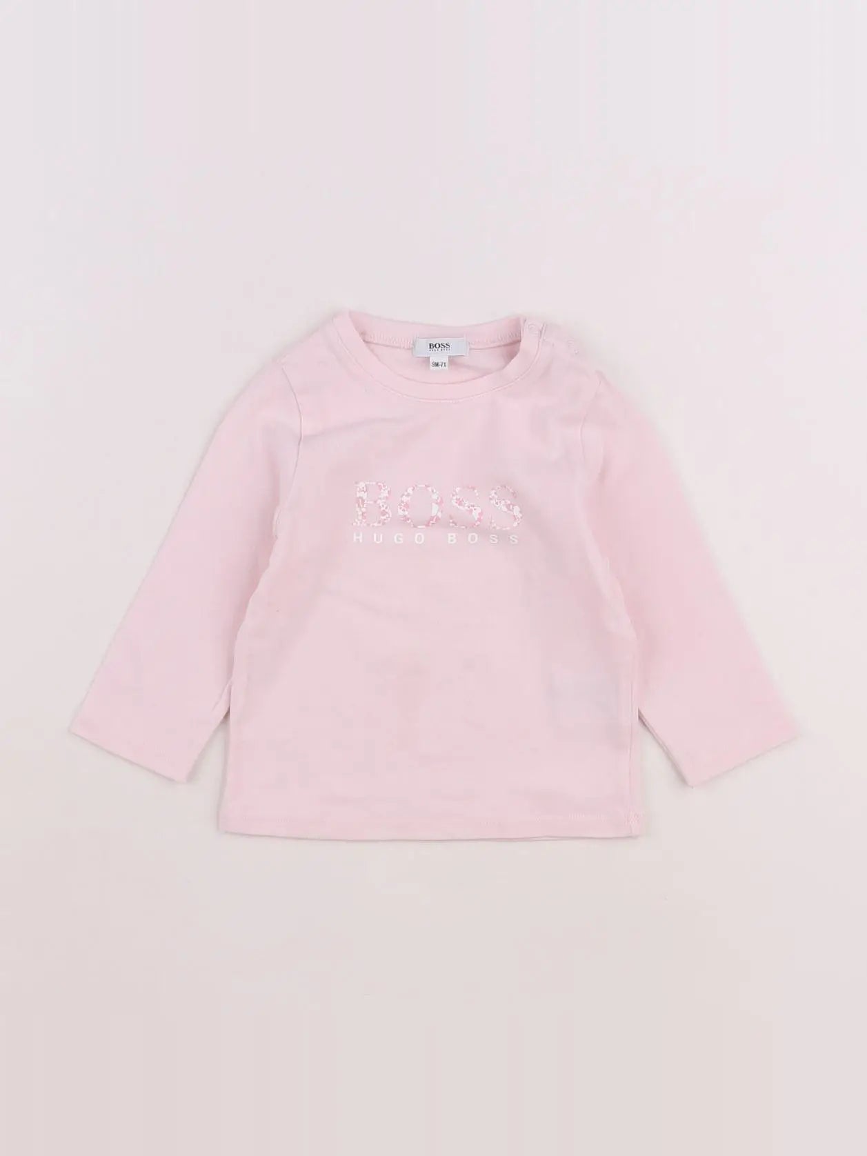 Hugo Boss - tee-shirt rose - 9 mois