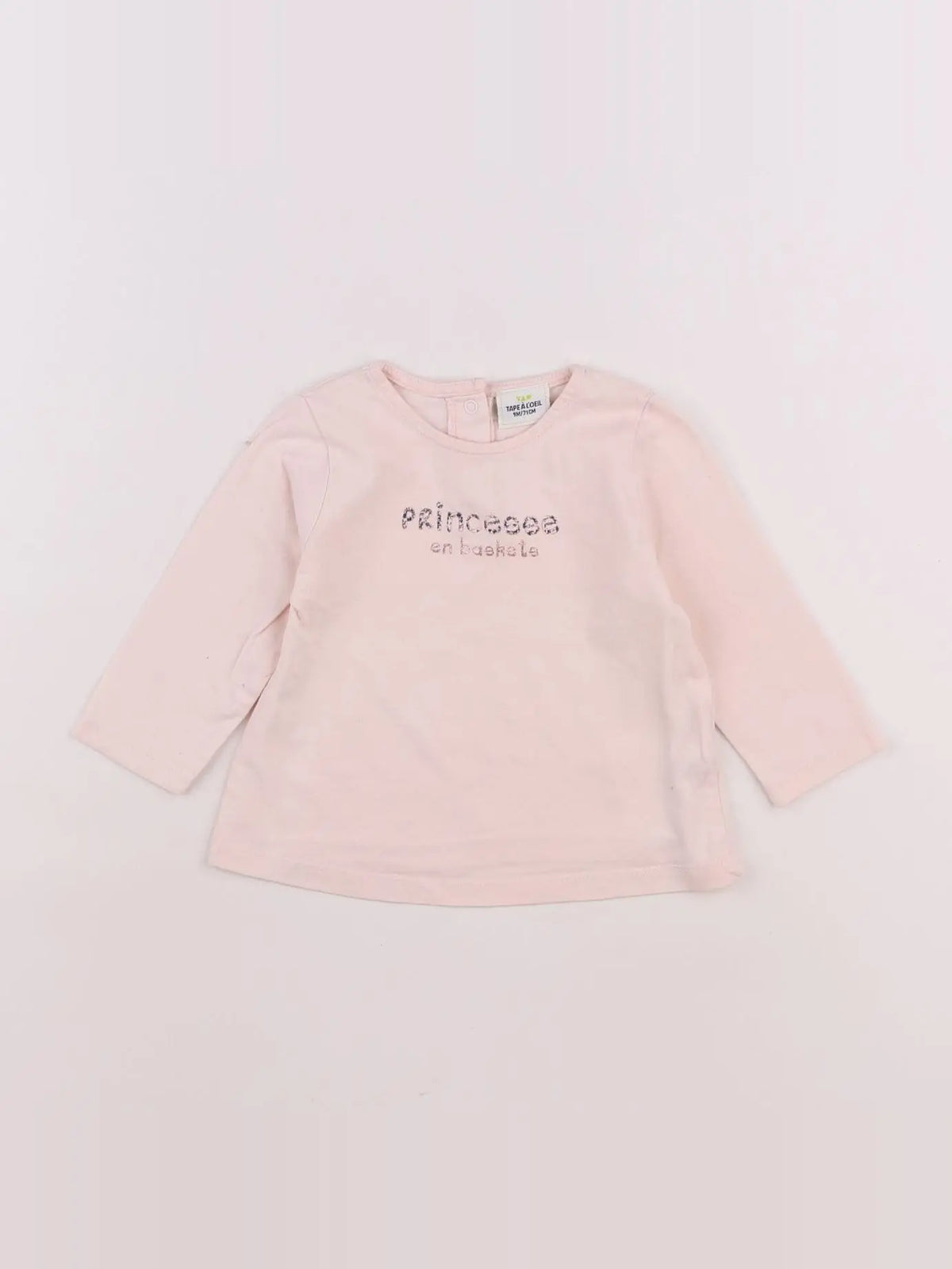 Tape à l'oeil - tee-shirt rose - 9 mois