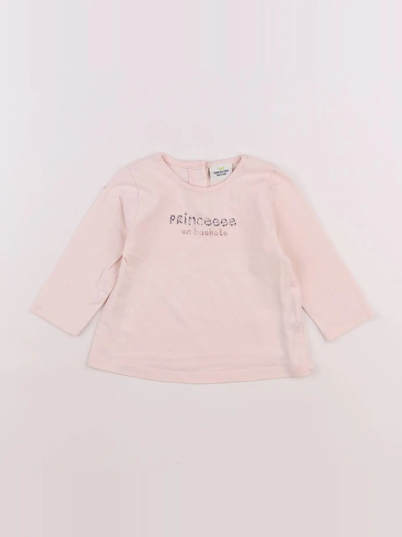 Tape à l'oeil - tee-shirt rose - 9 mois