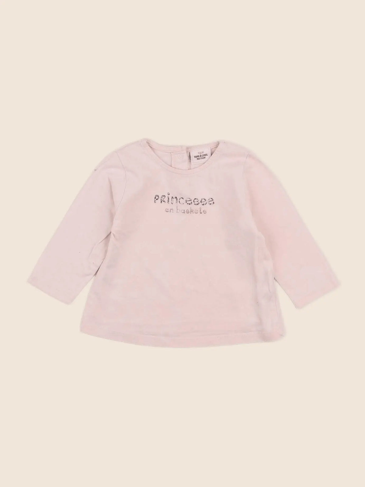 Tape à l'oeil - tee-shirt rose - 9 mois