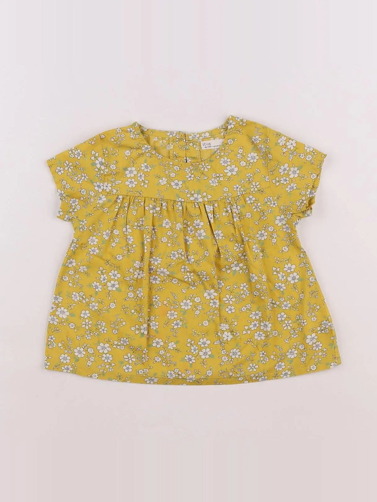 Little Cigogne - blouse blanc, jaune - 18 mois