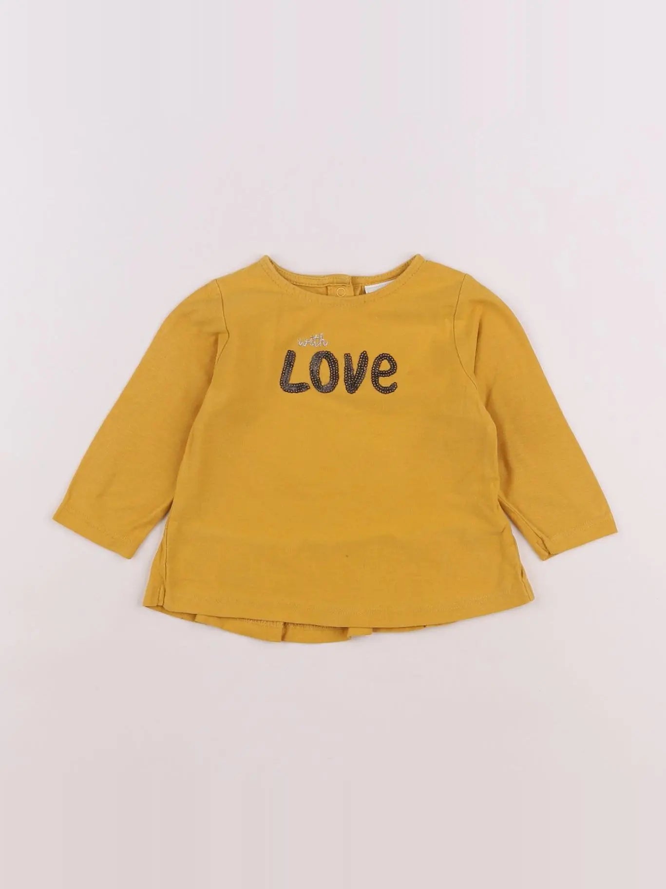 Tape à l'oeil - tee-shirt jaune - 9 mois