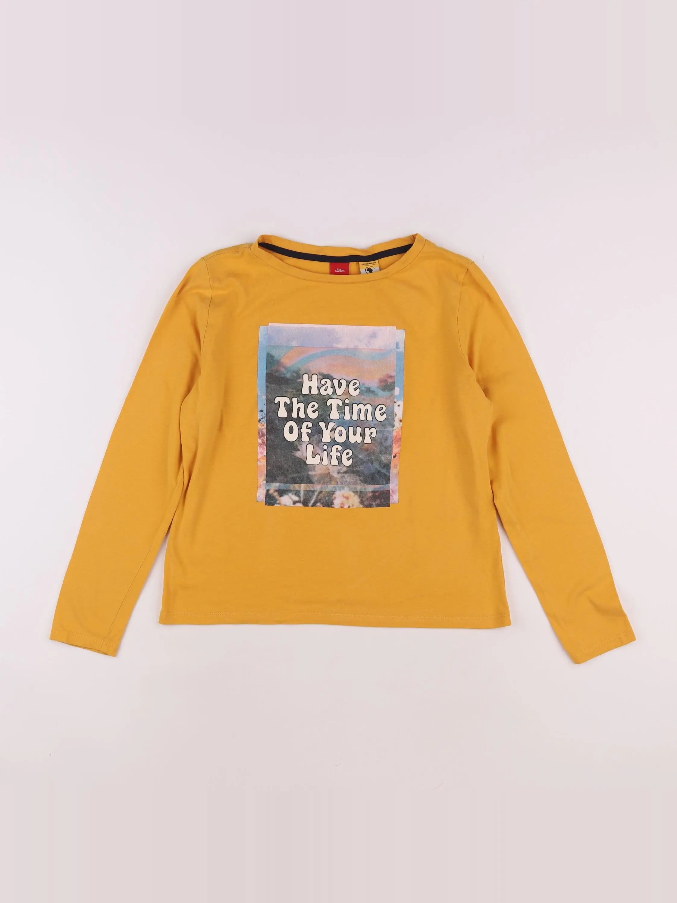 s.Oliver - tee-shirt jaune - 12 ans