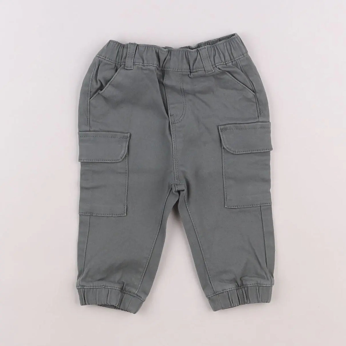 Vertbaudet - pantalon vert - 6 mois