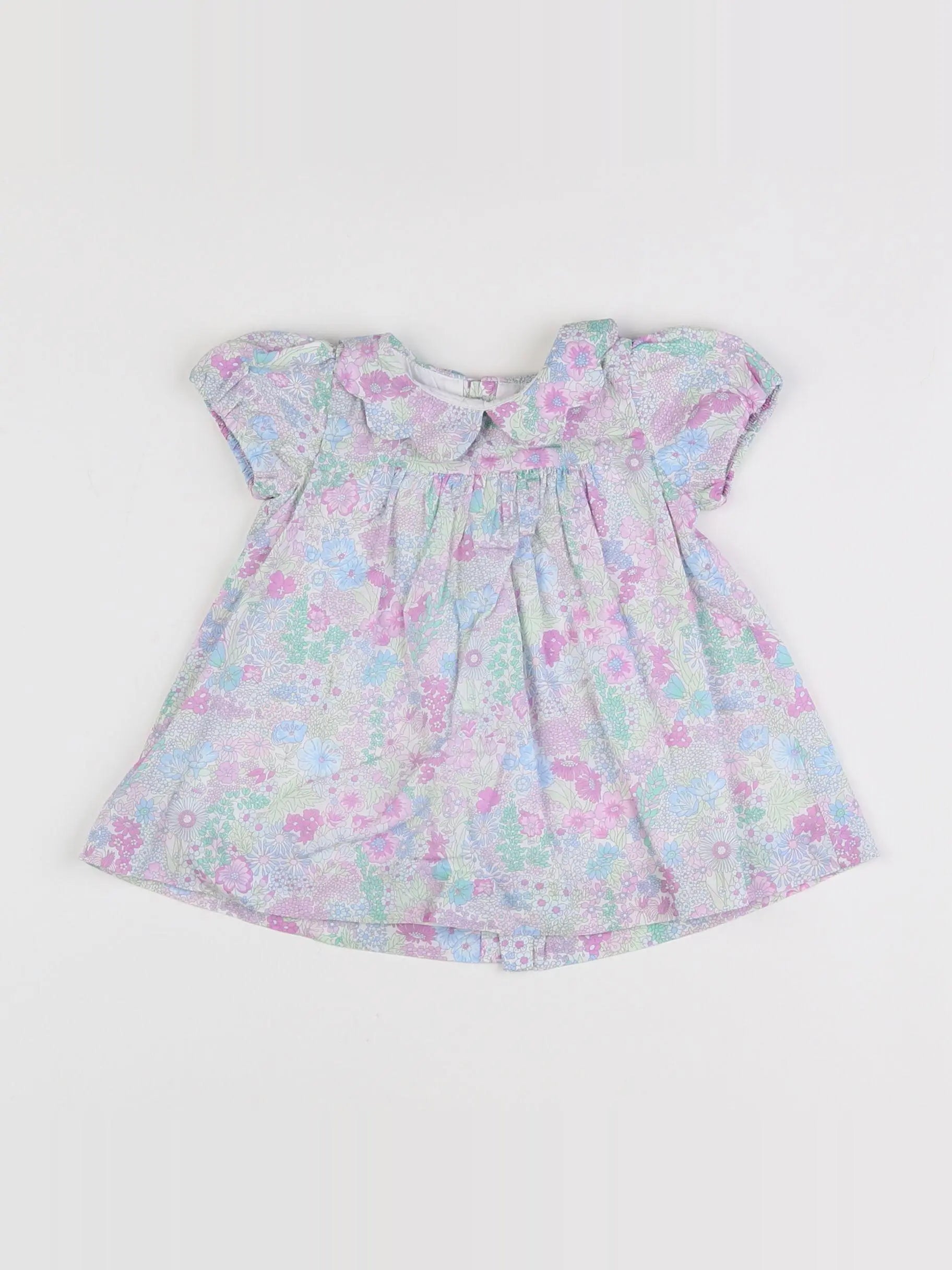 Jacadi - robe liberty multicolore - 3 mois