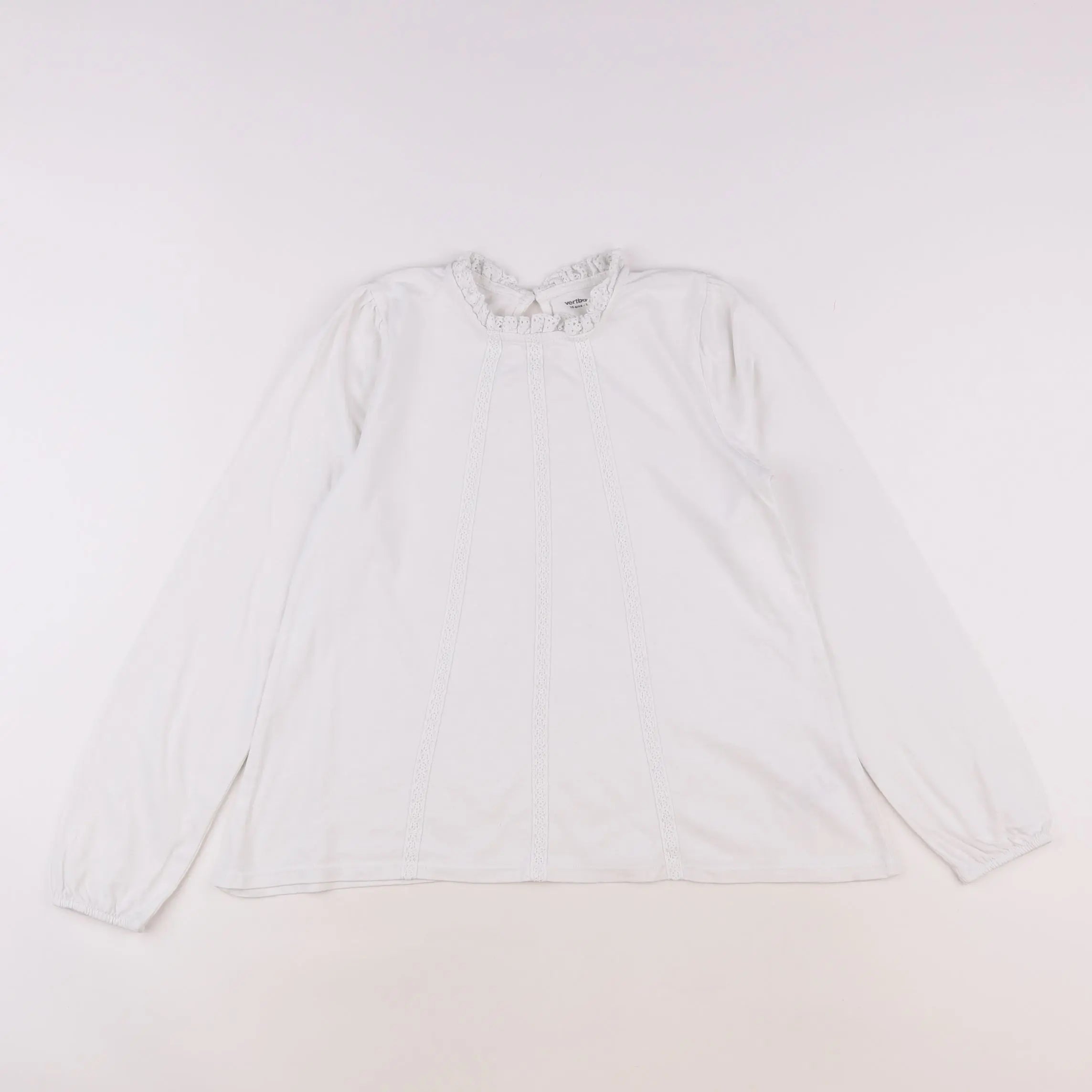 Vertbaudet - tee-shirt blanc - 10 ans