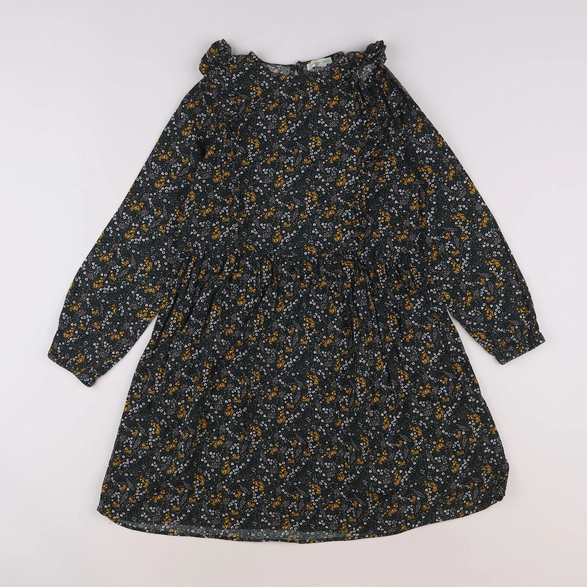 Vertbaudet - robe vert - 10 ans