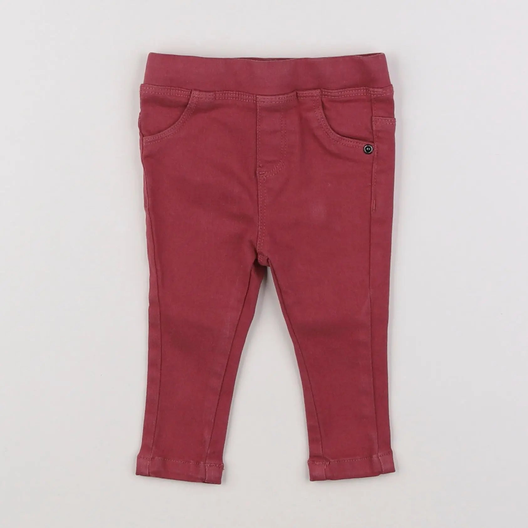 Vertbaudet - jegging rose - 6 mois