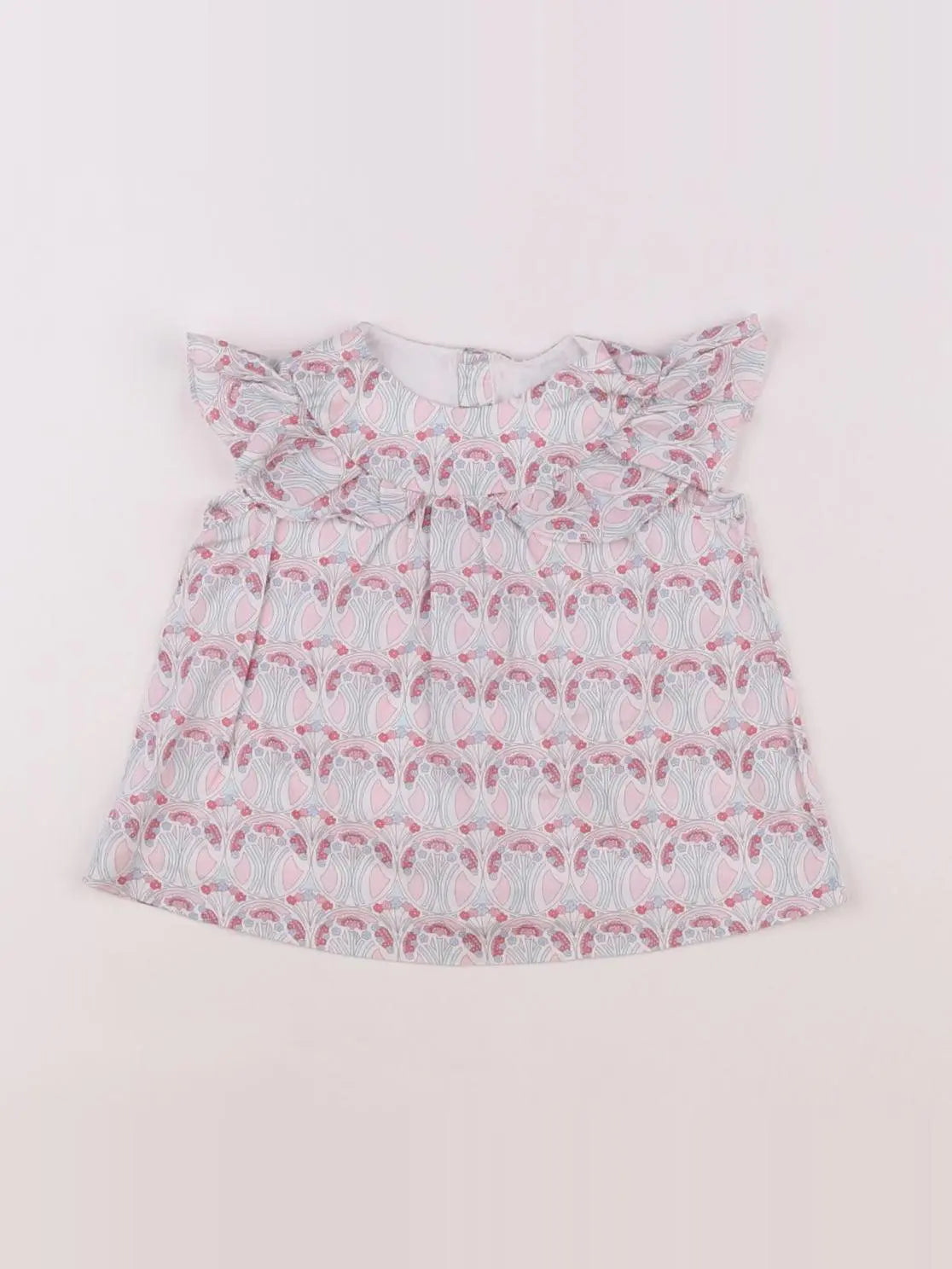 Jacadi - blouse liberty rose - 6 mois