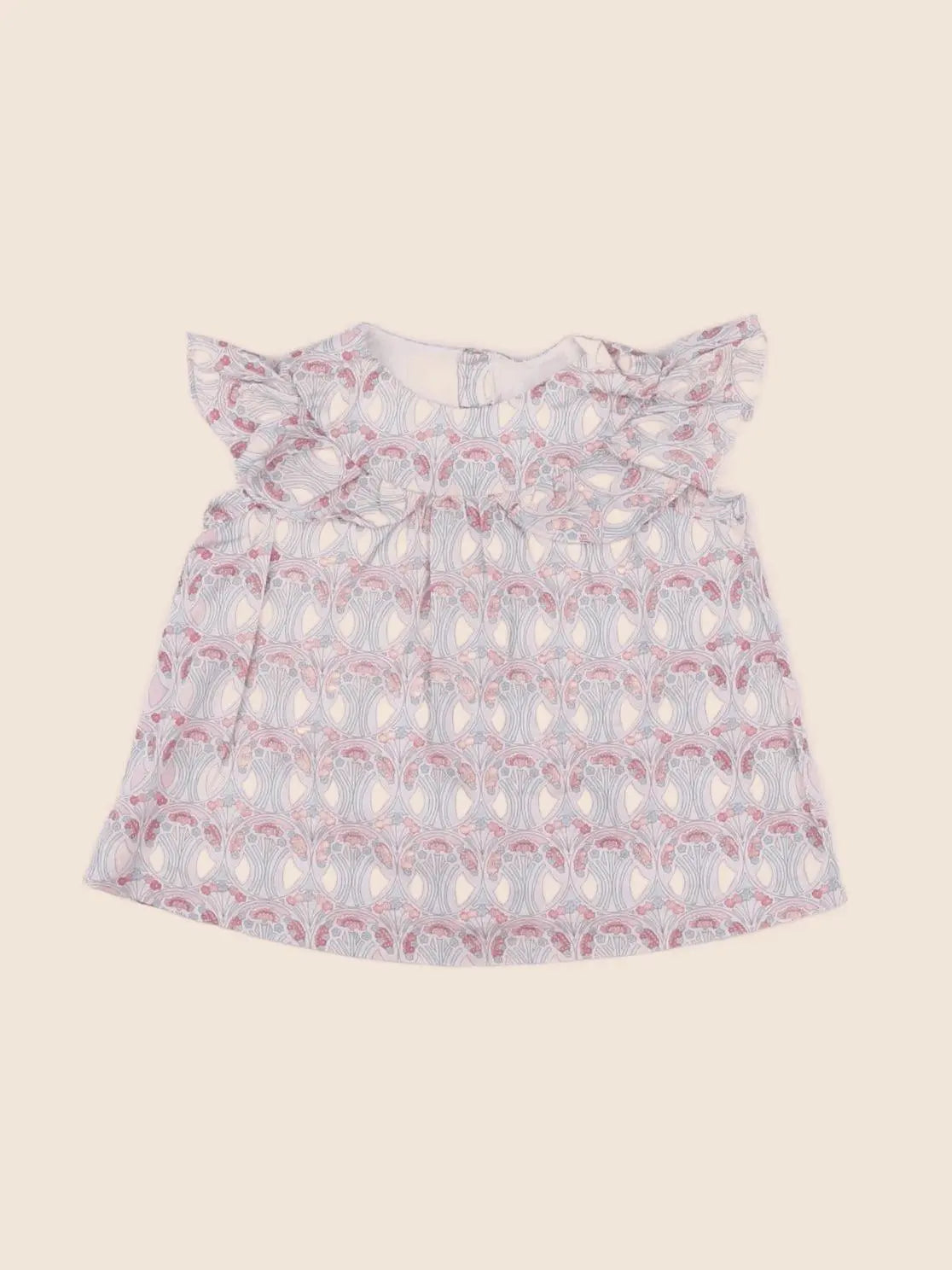 Jacadi - blouse liberty rose - 6 mois