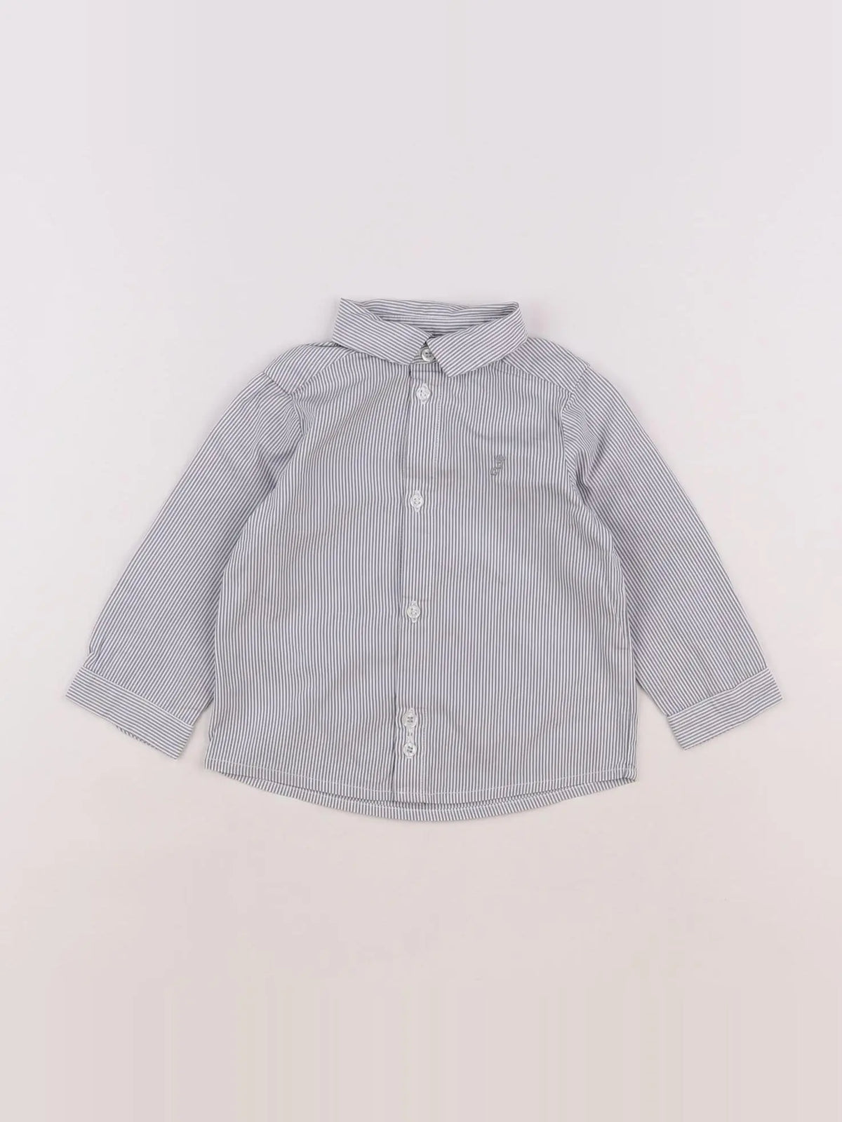 Jacadi - chemise gris - 12 mois