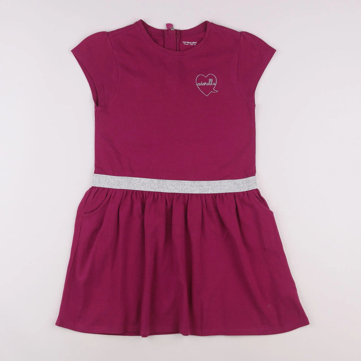 Vertbaudet - robe rose - 10 ans