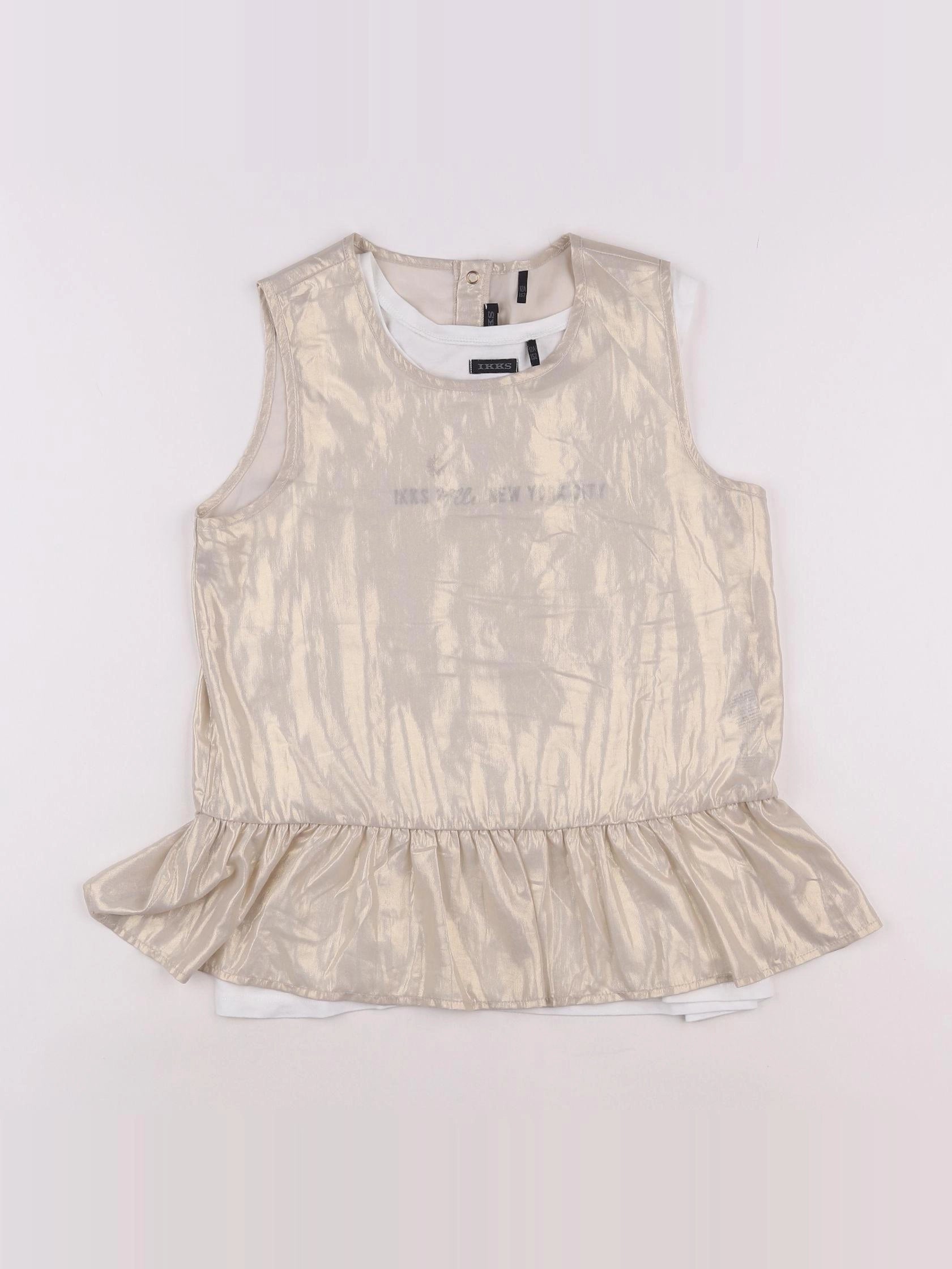 IKKS - blouse or - 12 ans